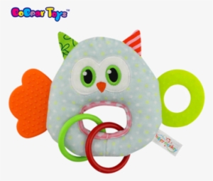 Bobeartoys Stuffed Plush Owl Toys Cartoon Baby Rattle - Brinquedo De Bebe Mordedor