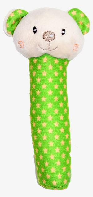 Baby Rattle Green Bear - Animal Figure