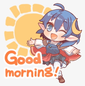 Imessage Rena Good Morning - Sticker