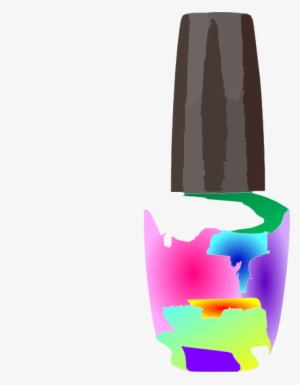 Test Polish 2 Clip Art At Clker - Nail Polish Vector Png