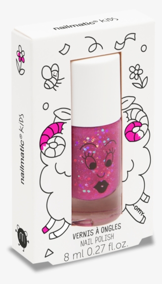 Nailmatic Kids - Nail Polish - Sheepy Clear Raspberry