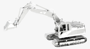 Picture Of Cat Excavator - Fascinations Metal Earth Cat Excavator 3d Metal Model