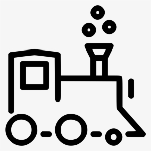 Steam Train Engine Locomotive - White Train Symbol Png