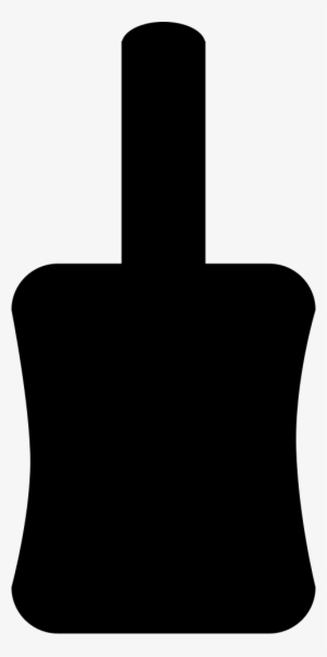 Nail Polish Bottle Silhouette - Nail Polish Bottle Silhouette Png