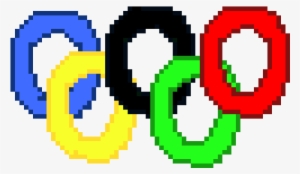 Olympic Rings - Pixel Art