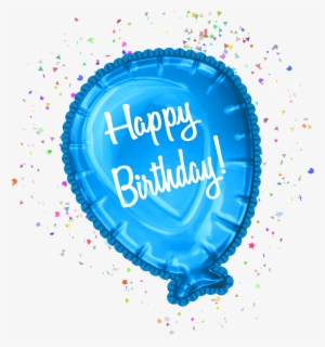 Happy Birthday Balloon Clipart Cu - Birthday Balloons On Transparent Background