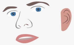 Face Woman Clip Art - Face Parts Clip Art
