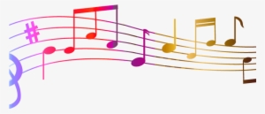 Colourful Png Stickpng Designs Musical - Musical Notes Png Transparent
