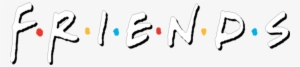 Friendstv - Club - Friends Logo White Png