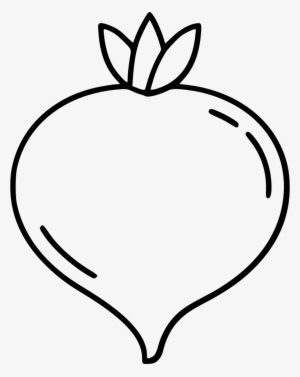 Png File - Turnip Png Black Clipart