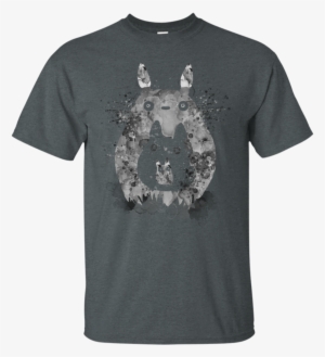 My Neighbour Watercolor And Splatter Totoro T Shirt - T-shirt