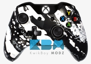 White Splatter Xbox One Controller - Marble Splash Hydrographics Kit Mydipkit - Ms-006 -