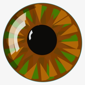 Brown Blue And Green Eye Vector Clip Art - Eye