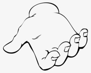 Helping Hands Black And White Clipart - Helping Hand Clipart Black And White