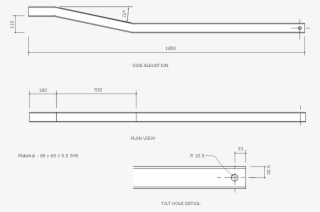 Fabricating The Tow Dolly Trailer Tongue - Diagram