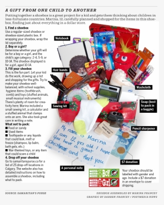 Shoebox Graphic - Shoe Box Donation