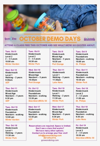 Reservations Are Required And Space Is Limited - If You Are Born On October