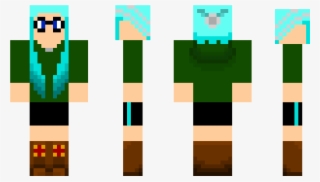 Turquoise Inkling Minecraft Skin - Hetgameportaal Minecraft Skin