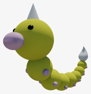 Pokemon En 3d- Weedle - Cartoon