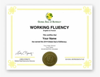 Gsb Working Fluency Award Mockup Drop Shadow - Circle