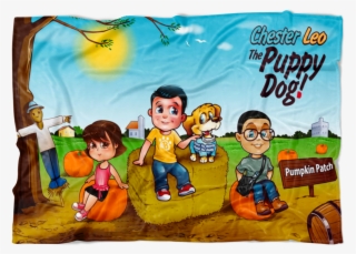 "pumpkin Patch" Picture Window Blanket - Cartoon