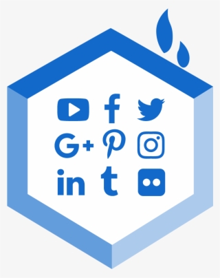 Easy Social Media Links - Facebook Instagram Twitter Silhouette