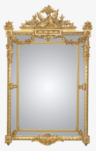 Napoleon Iii Giltwood Mirror - Antique