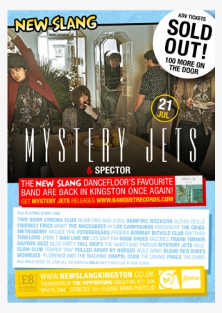 Mystery Jets / Spector / New Slang - Mystery Jets 2010