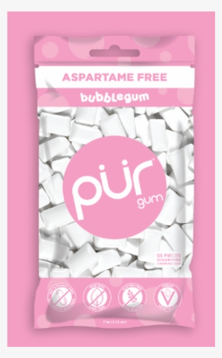 Bubblegum - Bubblegum - Pur Aspartame Free Gum