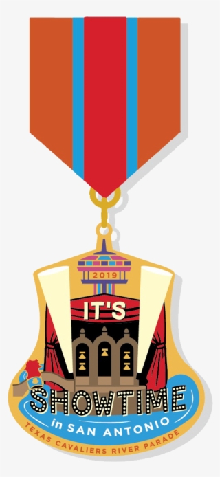 2019 Its Showtime In San Antonio River Parade Medal