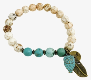 In Memory Of Bracelet, Owl, Feather - Bracelet