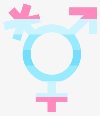 Transgender Symbol Transparent - All Gender Bathroom Sign
