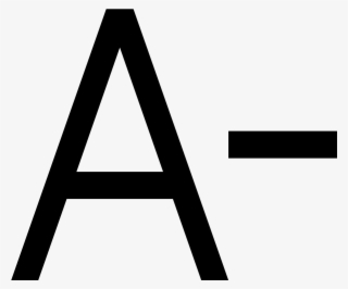 It's A Traditional Capital "a" Symbol, With Its - Increase Font Size Icon