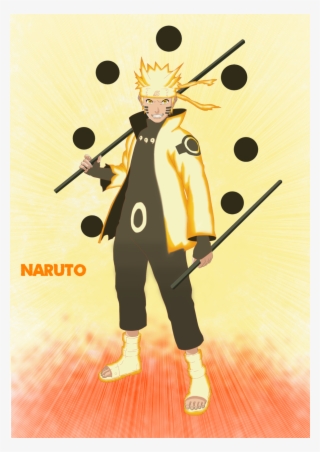 Naruto Uzumaki Rikudou Sennin - Kyuubi Chakra Mode Naruto