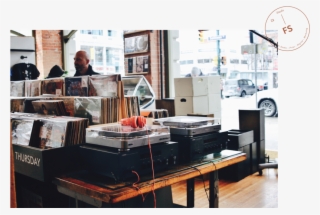 Sunbeam Stamped Image - Phonograph Record