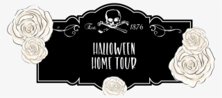 Halloween Home Tour - Vintage Blank Street Signs