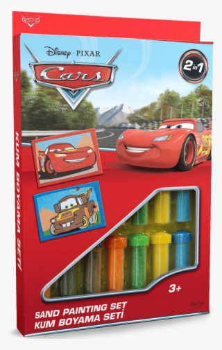 Lightning Mcqueen And Mater Sand Painting Set - Cars