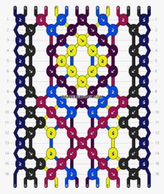 Normal Pattern - Aztec Tribal Friendship Bracelet Pattern