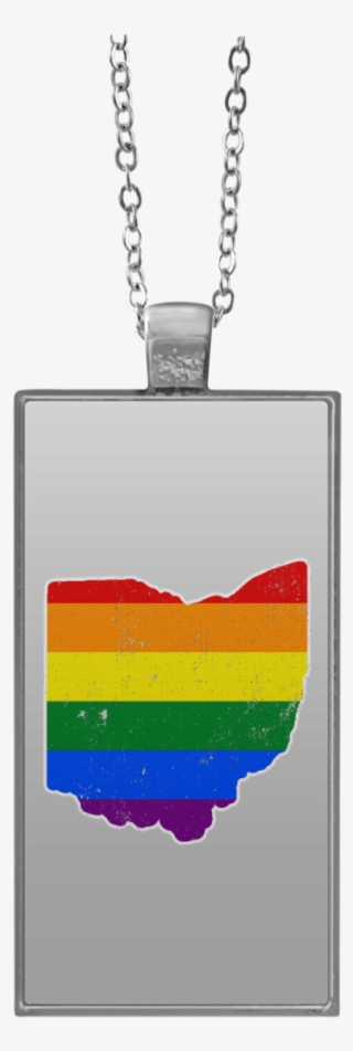 Ohio Rainbow Flag Lgbt Community Pride Lgbt Shirts - Locket