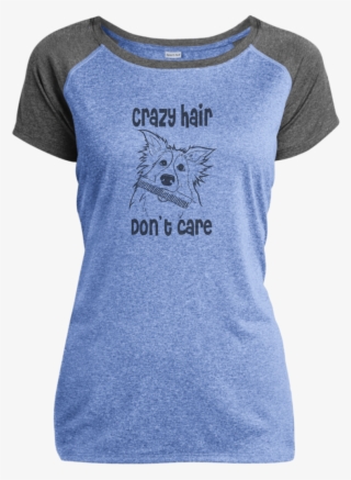 "crazy Hair Don't Care" Ladies' Baseball T-shirt - Shirt