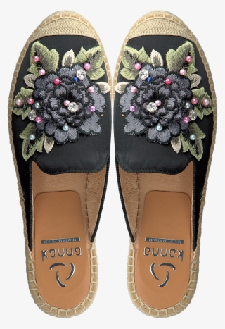 Black Kanna Espadrilles Kv8004 - Flip-flops