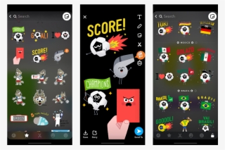 Just Open Snapchat To Find The Generic Sticker Set, - Cartoon