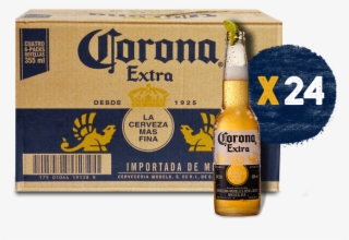 Caja Cerveza Corona 24 Botellas 355 Cc C/u - Corona Extra
