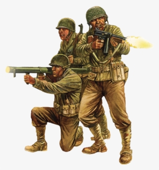 Wwii American Gis Art - African Soldiers Png