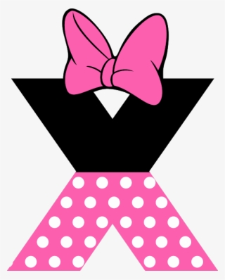 Apenas Coizinhas Eu Fiz Alfabeto Minnie Rosa Free - Molde De Letras Minnie