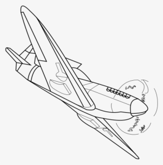 Medium Image - War Plane Drawing