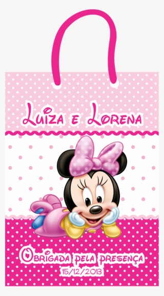 Postado Há 6th December 2013 Por Bella Personalizados - Baby Minnie Mouse Head Png