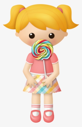 Alimentación Del Niño Preescolar - Niña Comiendo Chatarra Animado