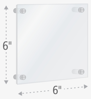 Standoff Wall Mount Acrylic Stand Off Wall Sign Frame, - White Acrylic Sign With Standoffs