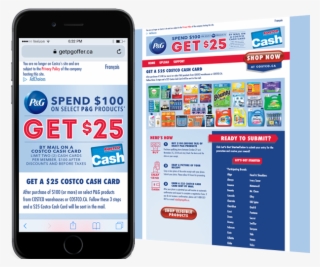 P&g Ca Costco Spend $100 Save $25 Program Web - Procter & Gamble